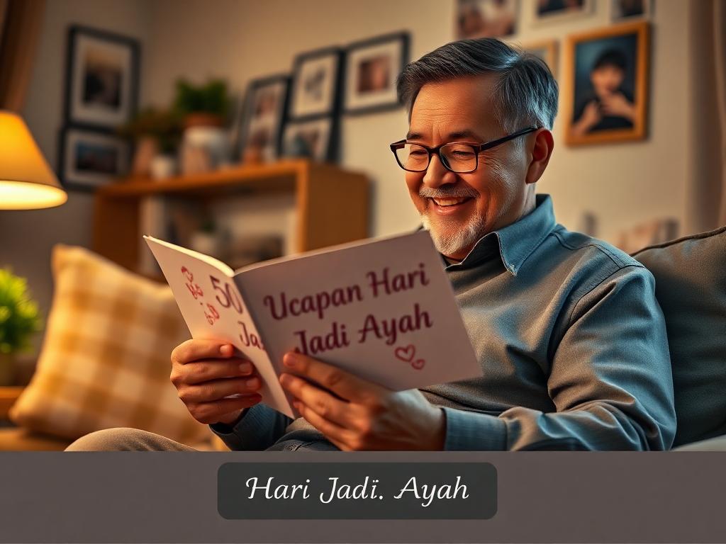 50 Koleksi Ucapan Hari Jadi Ayah Islamik