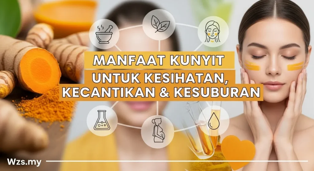 Manfaat Kunyit Untuk Kesihatan, Kecantikan & Kesuburan